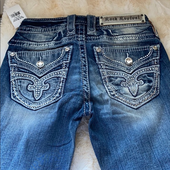 ROCK REVIVAL Greer Boot Stretch Jean Size 24 - Picture 9 of 11